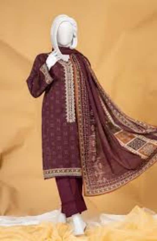 ladies and baby female suits stitched 3