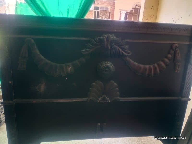 Wooden Bed with side tables for Sale in Reasonable price 0