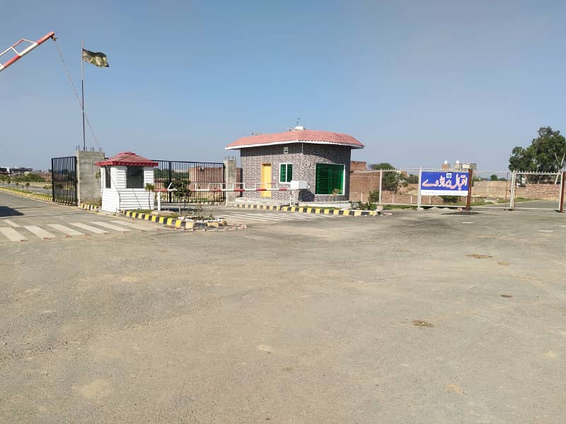 5 Marla facing park plot for sale in iqbal avenue ph 4 Broadway 1
