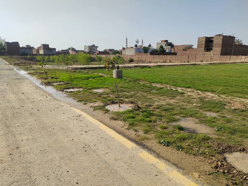 5 Marla facing park plot for sale in iqbal avenue ph 4 Broadway 4