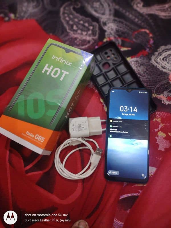 INFINIX HOT 10S+BOX CHARGER 0