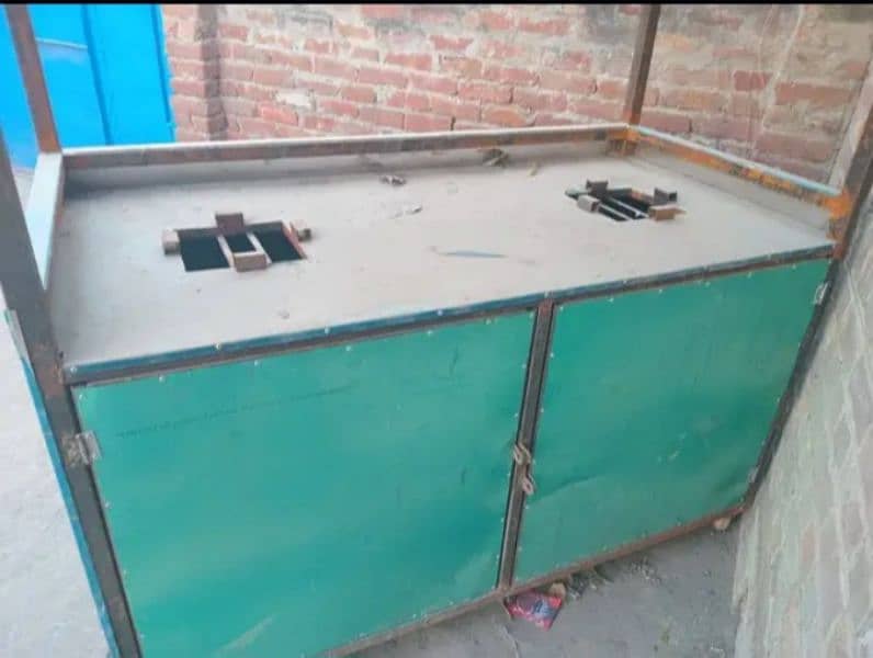 cooking counter with one burner 0