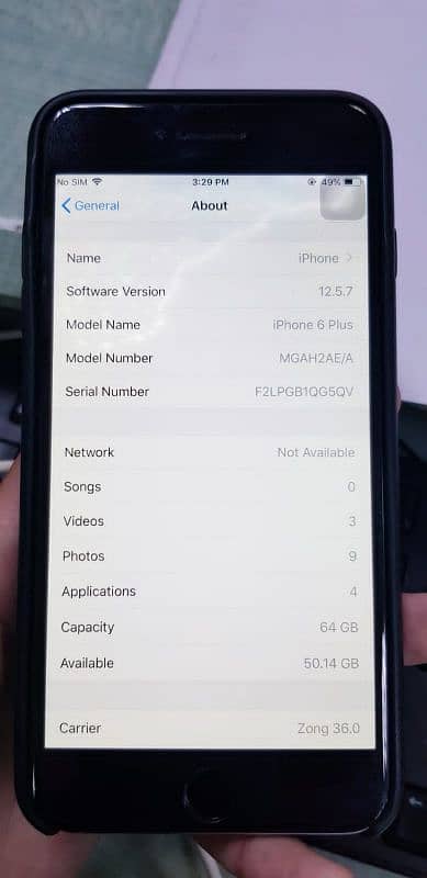 Iphone 6 plus PTA approved 15