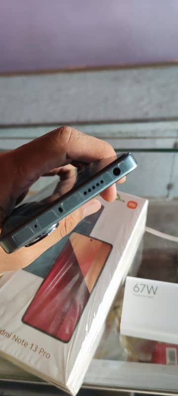 Redmi 13 pro 12 Ram 512 GB condition 10by10 with box  original charger 1