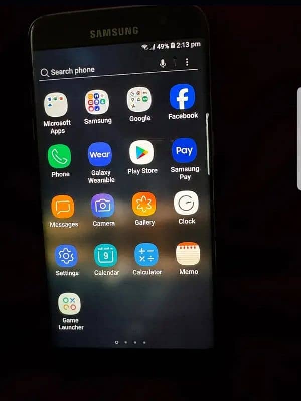 S7edge black clour 4.32. F model for sail original phone 2