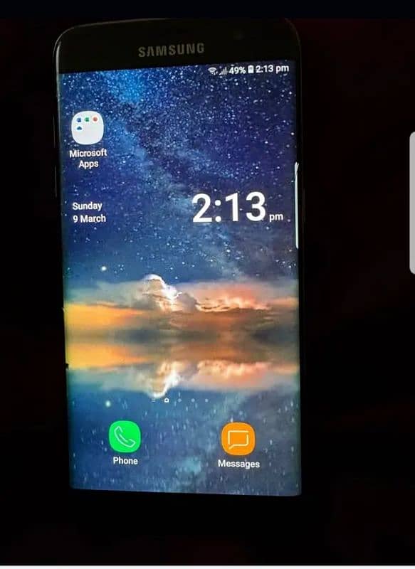 S7edge black clour 4.32. F model for sail original phone 7
