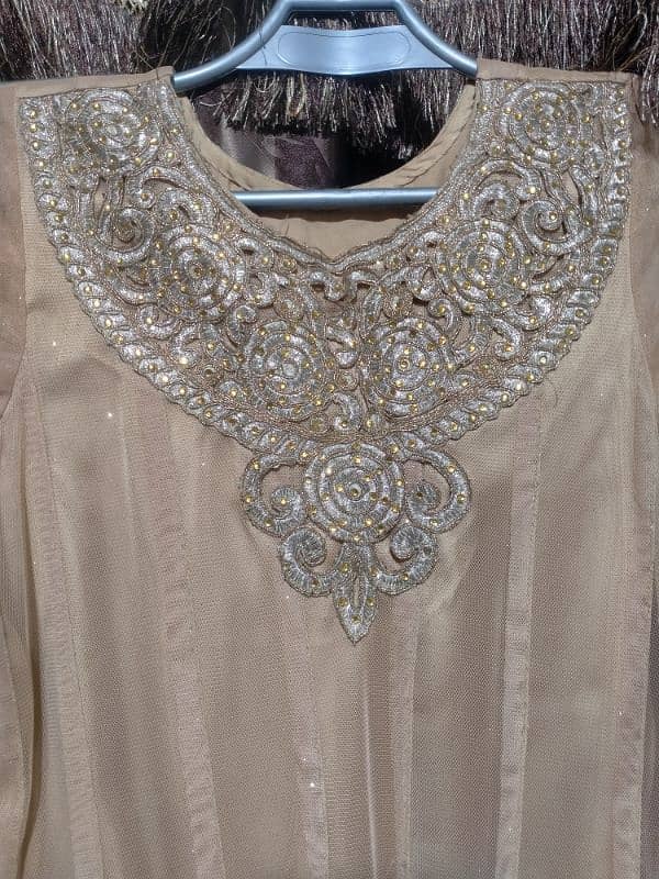 3'Pc suit Fancy frock with motifiz 2