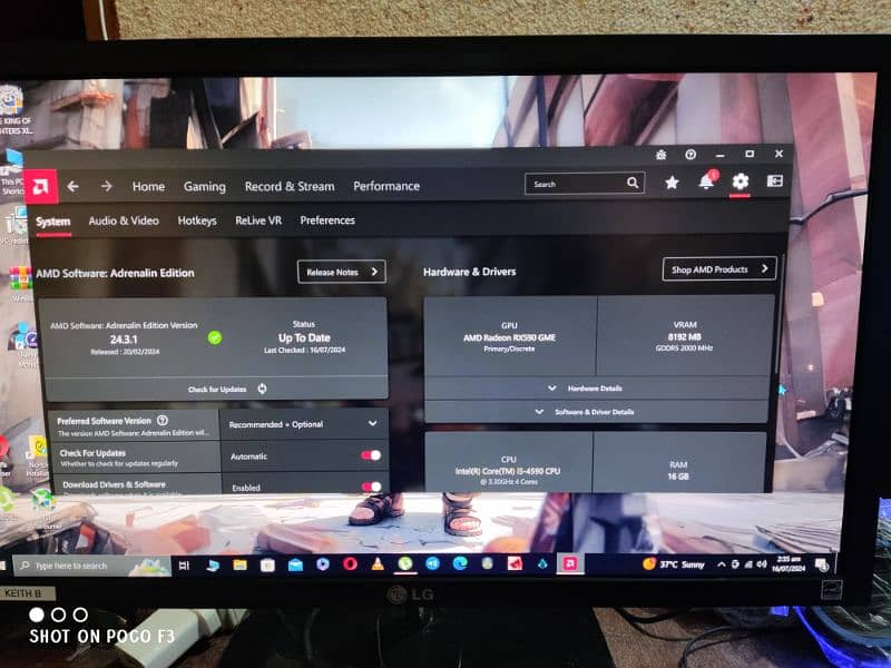 Gaming Pc with powerful Amd Radeon Rx 590G 8gb card 2