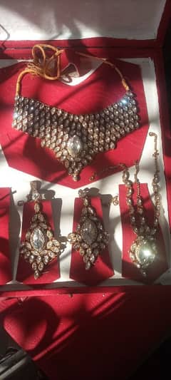 Antic artificial kundan bidel set