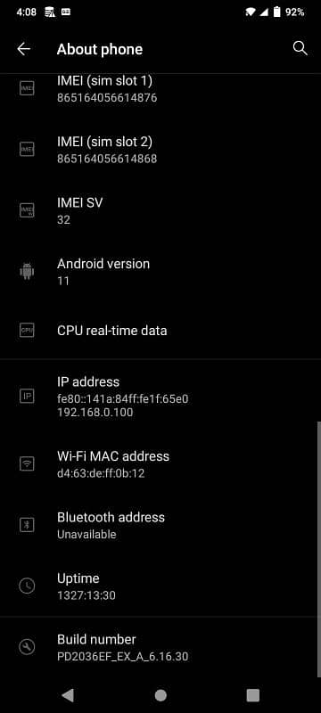 y12 s ram rom 3 32 6