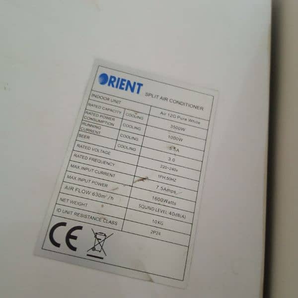 Orient DC Inverter AC 1 ton 4