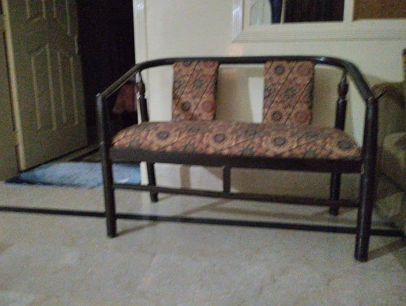 wooden Sofa two Seater in very good condition 2