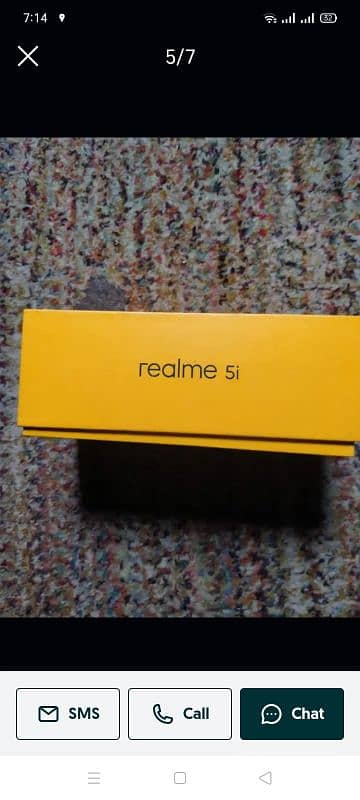 realme 5i box charger 6