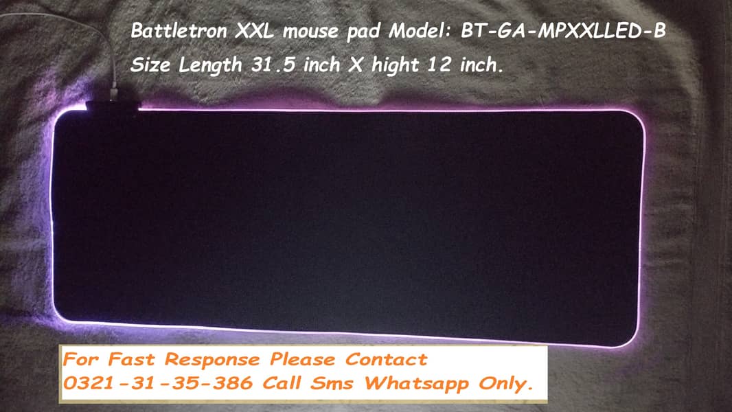 rgb gaming mouse pad 6