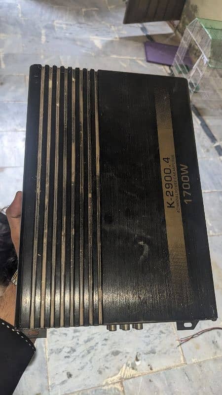 Car amplifier and speaker for sale urgent 4