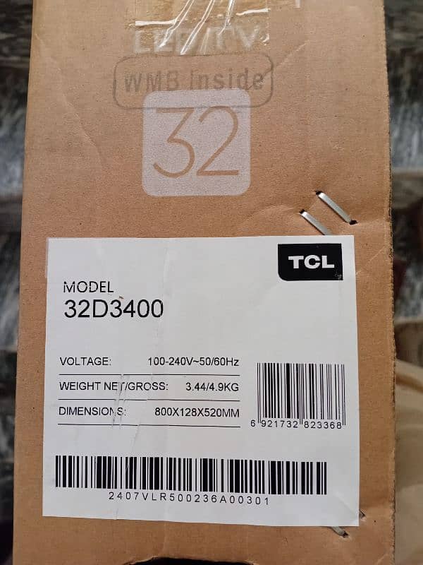 TCL Box packed LED 32 Inches Original 1