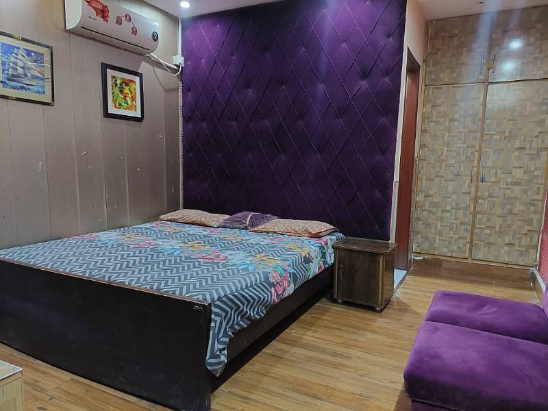 One Bedroom Fully Furnished Flat Available For Sale In Block H-3 Johar Town Lahore 0