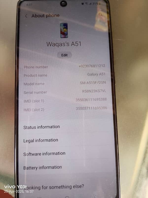 Samsung Galaxy A 51 6
