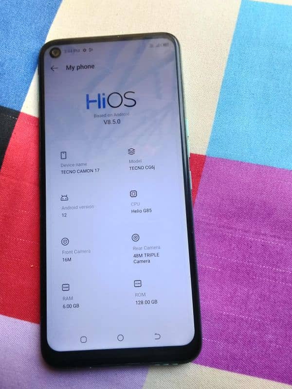 tecno camon17 6/128 3