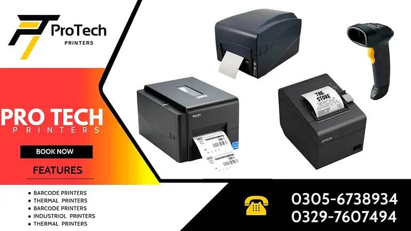 Thermal printers , Barcode scanners , Cash Drawer , Barcode Scanner 4
