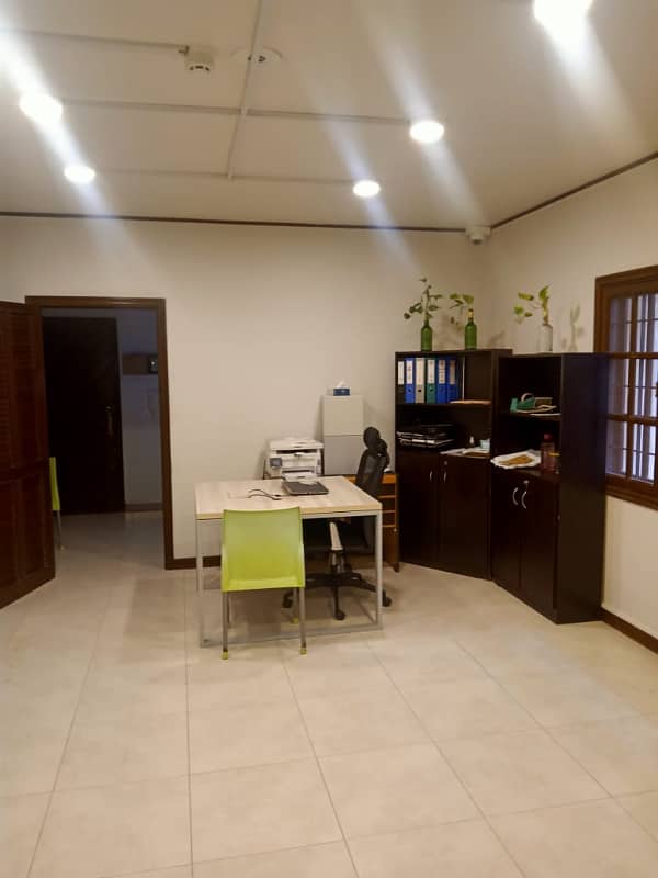1000 sq yards bunglow near al tijrah building Ground plus 1 for Commercial use only 11