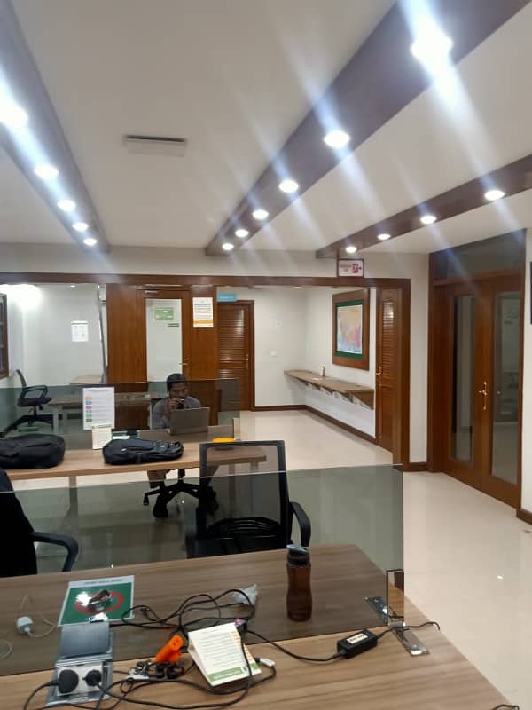 1000 sq yards bunglow near al tijrah building Ground plus 1 for Commercial use only 15
