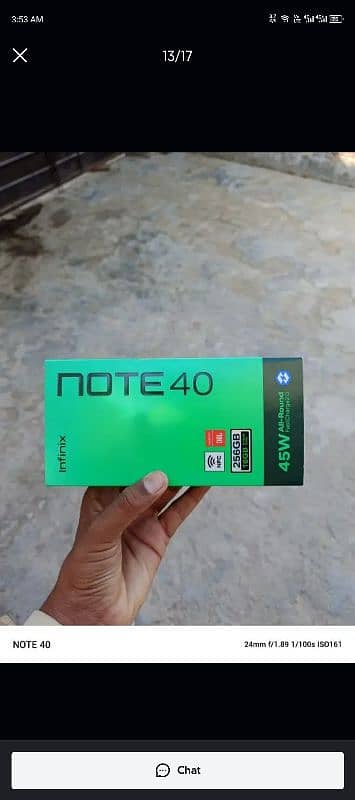 infinix not 40 8×8 256GB 7