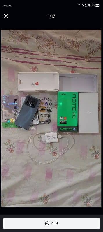 infinix not 40 8×8 256GB 9
