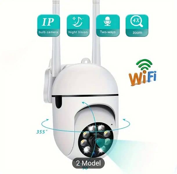 Wireless Camera IP CCTV Wifi Surveillance Security PTZ 360° v380 Pro 0