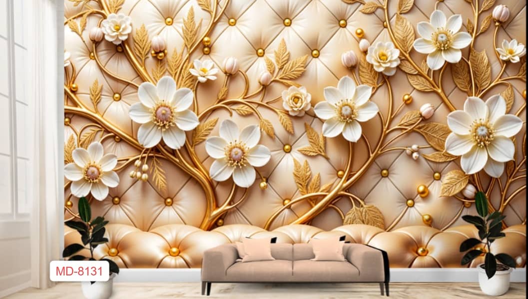 3D WallPaper| wpc Panel Customized wall paper false ceiling 19