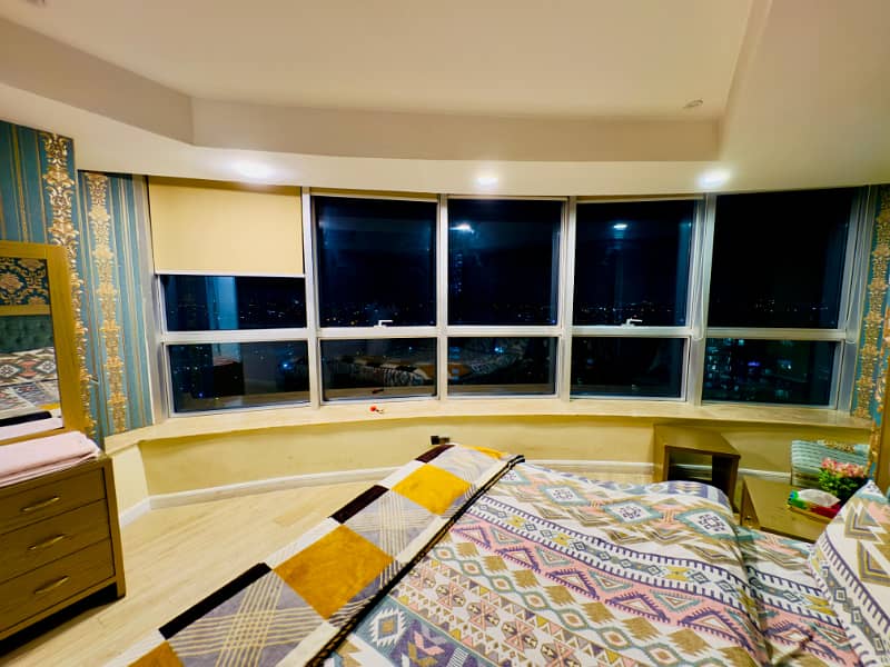 Two bedroom luxury apartment available on daily and weekly basis f11 markaz 8