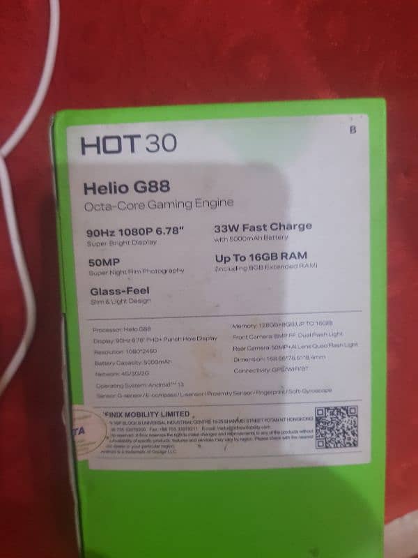 infinix Hot 30 16/128 5