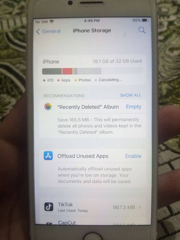 iPhone 7, 32 GB condition 10 by 10 WhatsApp nomber  03281037734 5
