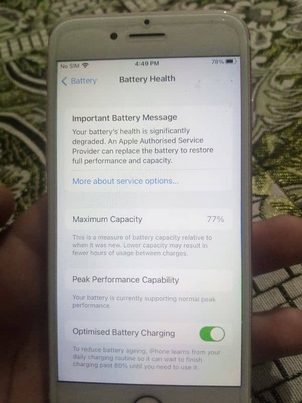 iPhone 7, 32 GB condition 10 by 10 WhatsApp nomber  03281037734 6