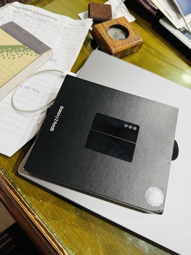 Samsung Z Fold 5 with all accessories and genuine case and S pen 9