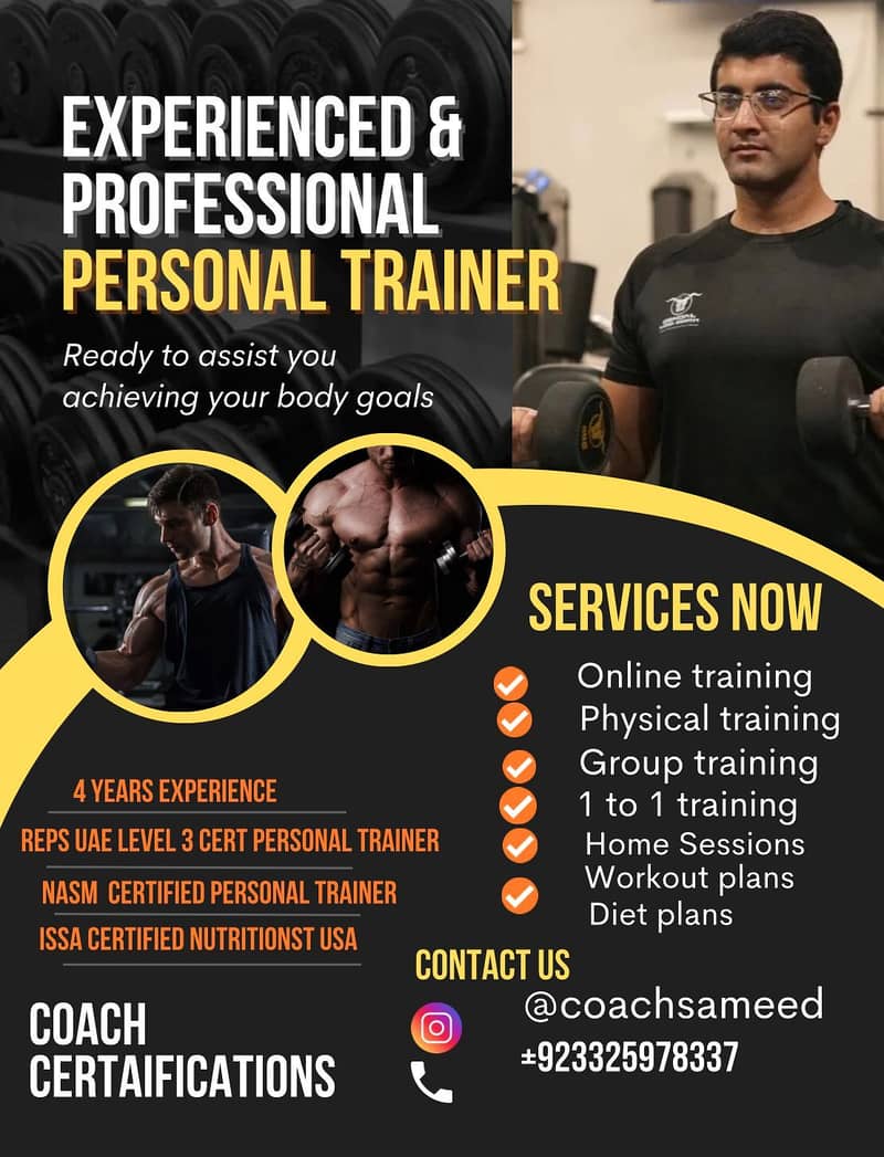 Online Gym and Fitness training|Gym Trainer|Fitness Trainer 0