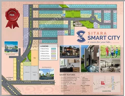 Sitara Smart City - 7 Marla Plot 1