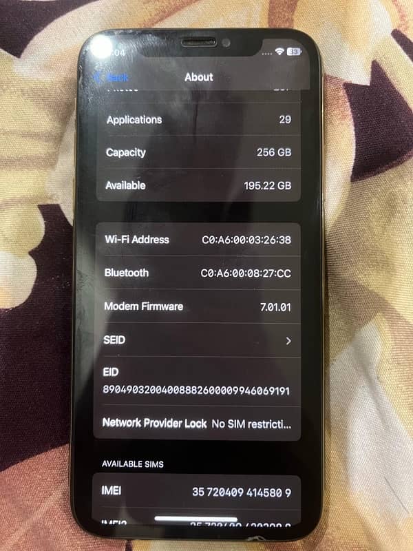 iPhone xs 256gb 2