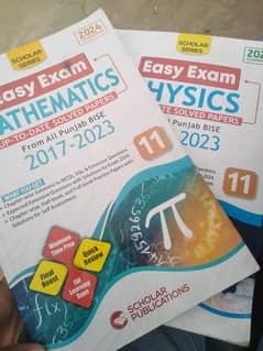 Maths and physics up to dates papers scholar series class 11