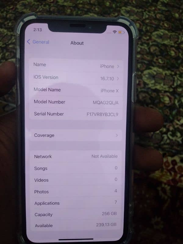 Iphone X 256 gb Pta 2