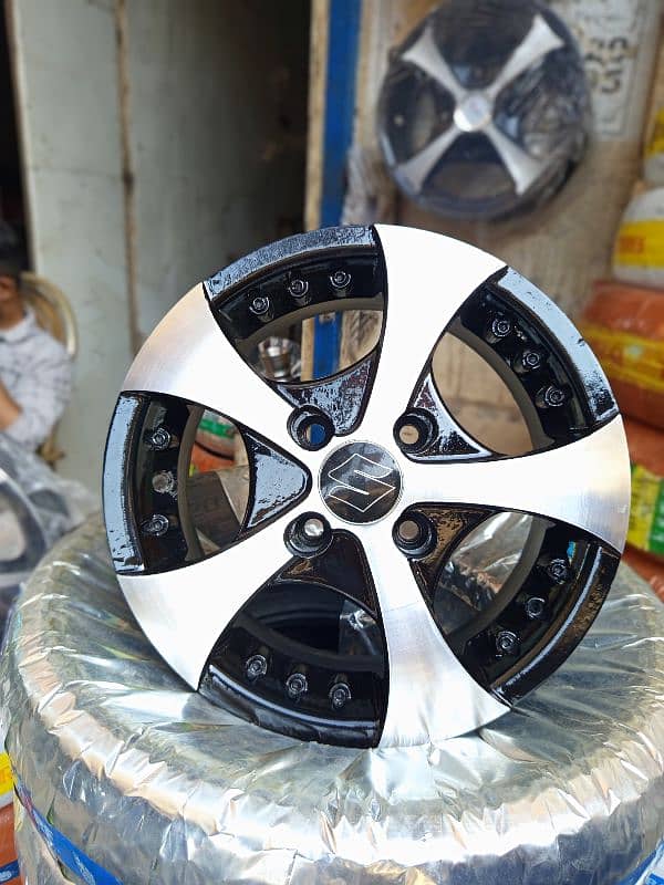 JAPANI ALLOY RIMS FOR SUZUKI ALTO VXR , VXL AND HIJET 0