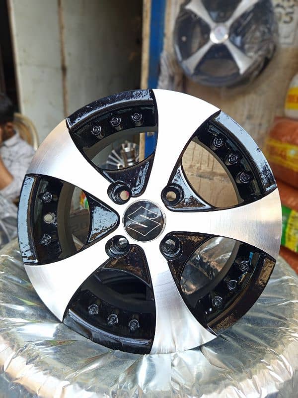 JAPANI ALLOY RIMS FOR SUZUKI ALTO VXR , VXL AND HIJET 2
