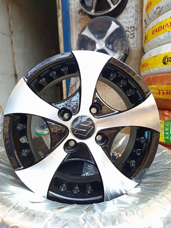 JAPANI ALLOY RIMS FOR SUZUKI ALTO VXR , VXL AND HIJET 3