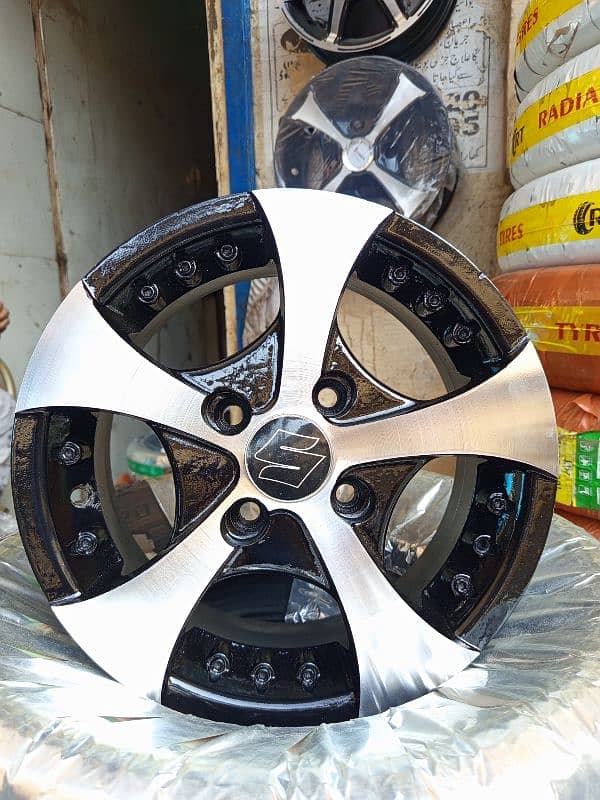 JAPANI ALLOY RIMS FOR SUZUKI ALTO VXR , VXL AND HIJET 4