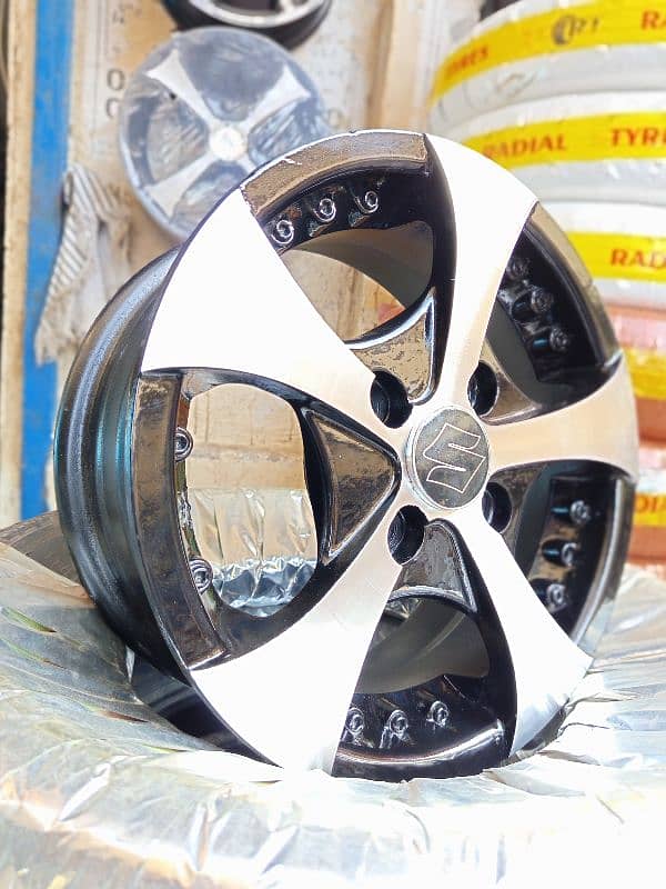 JAPANI ALLOY RIMS FOR SUZUKI ALTO VXR , VXL AND HIJET 5