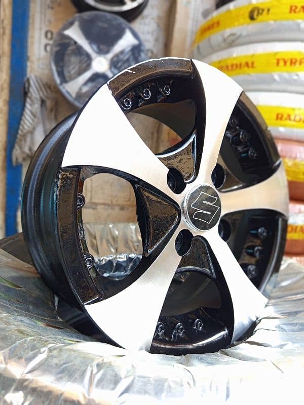 JAPANI ALLOY RIMS FOR SUZUKI ALTO VXR , VXL AND HIJET 6
