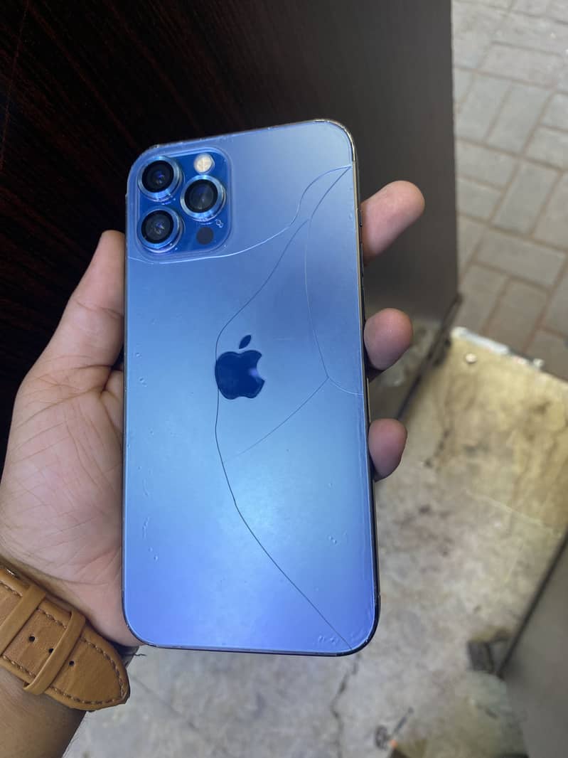 iPhone 12 Pro Max 128 gb pta approved 89 battery health 0