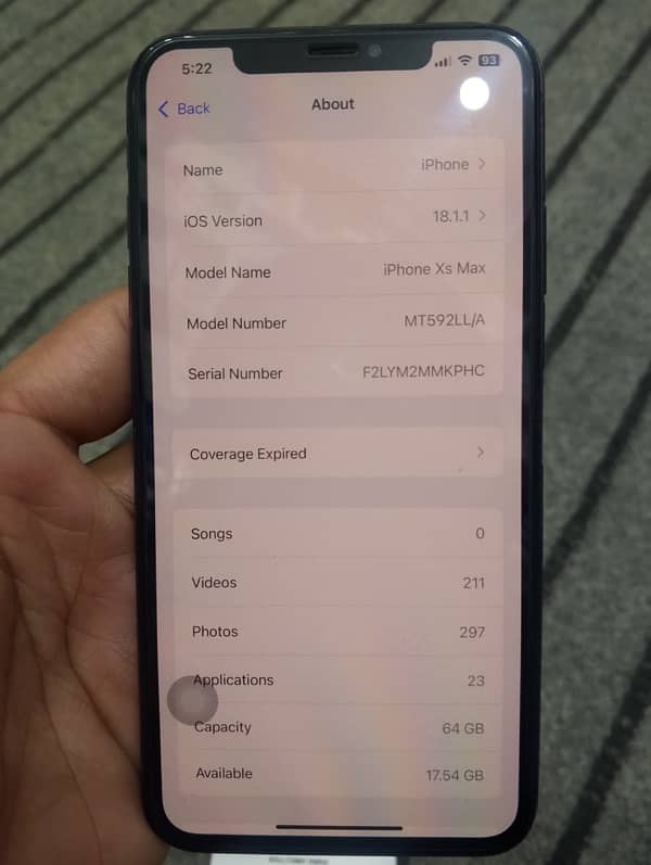i phone x s max 1