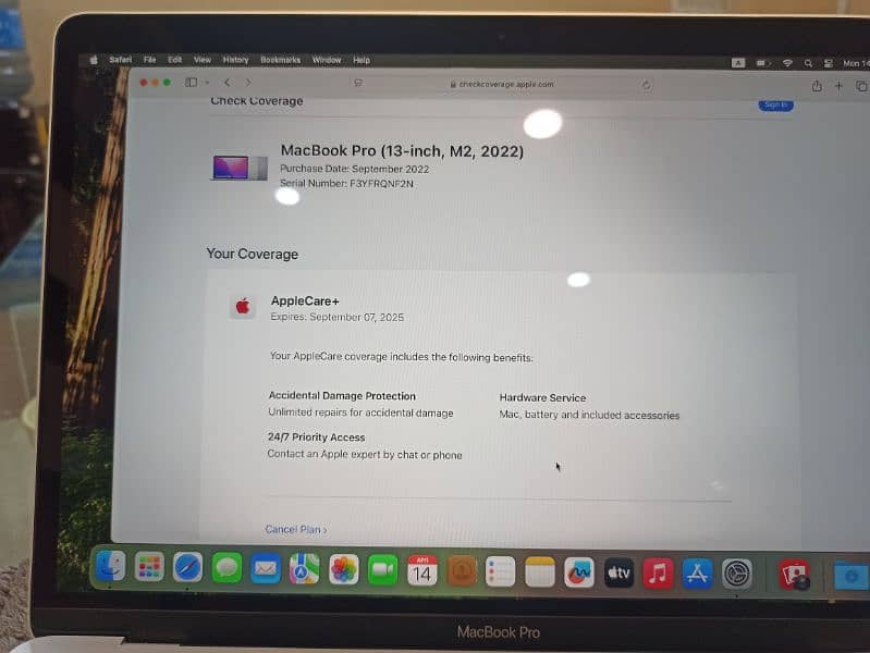 MacBook Pro M2 2022 8GB 256GB 13 inches 3