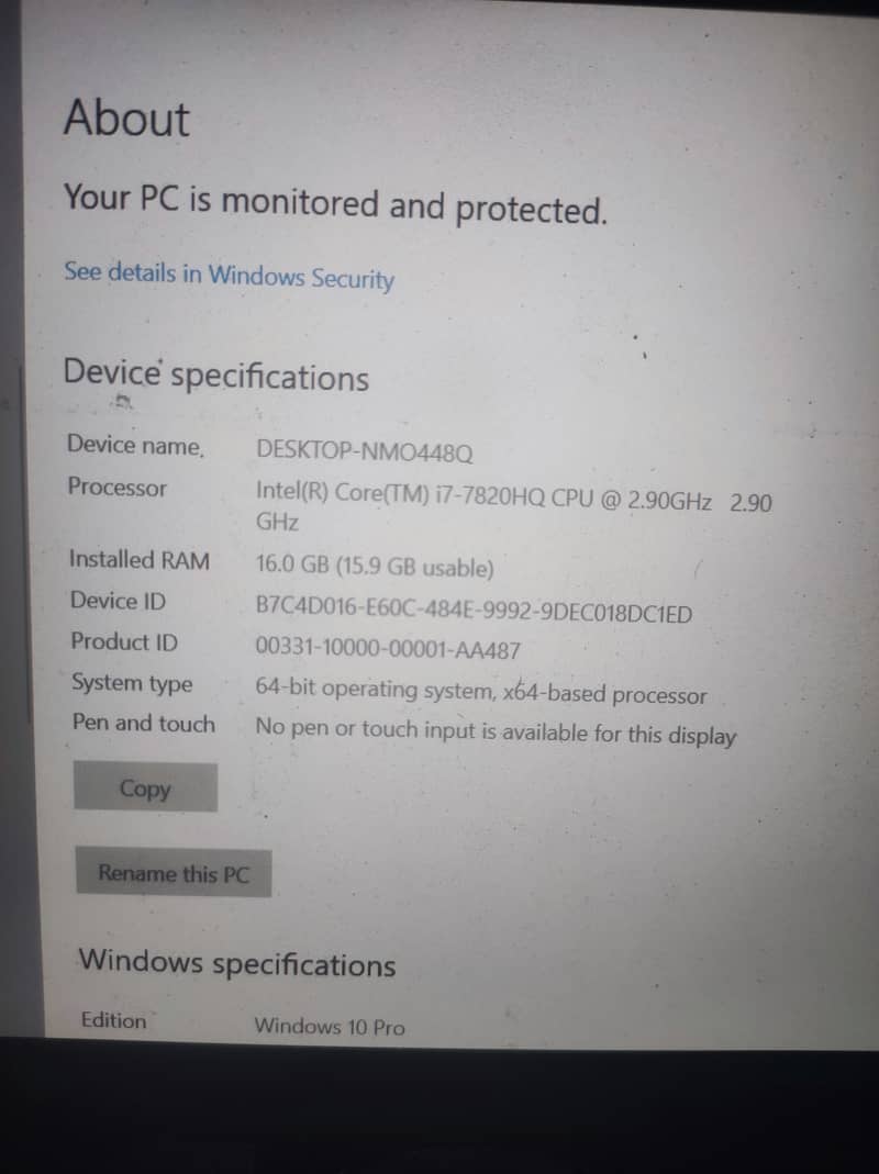Dell Latitude 5580 - Core i7 7th Gen | 256 GB SSD | 16 GB RAM 4